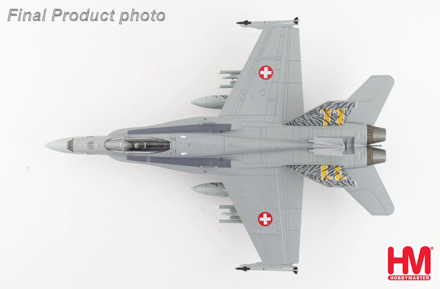 HOBBY MASTER F/A-18C SWISS AIR FORCE "SWISS AF 2003 TIGER MEET DESIGN" J-5011 STAFFEL 11