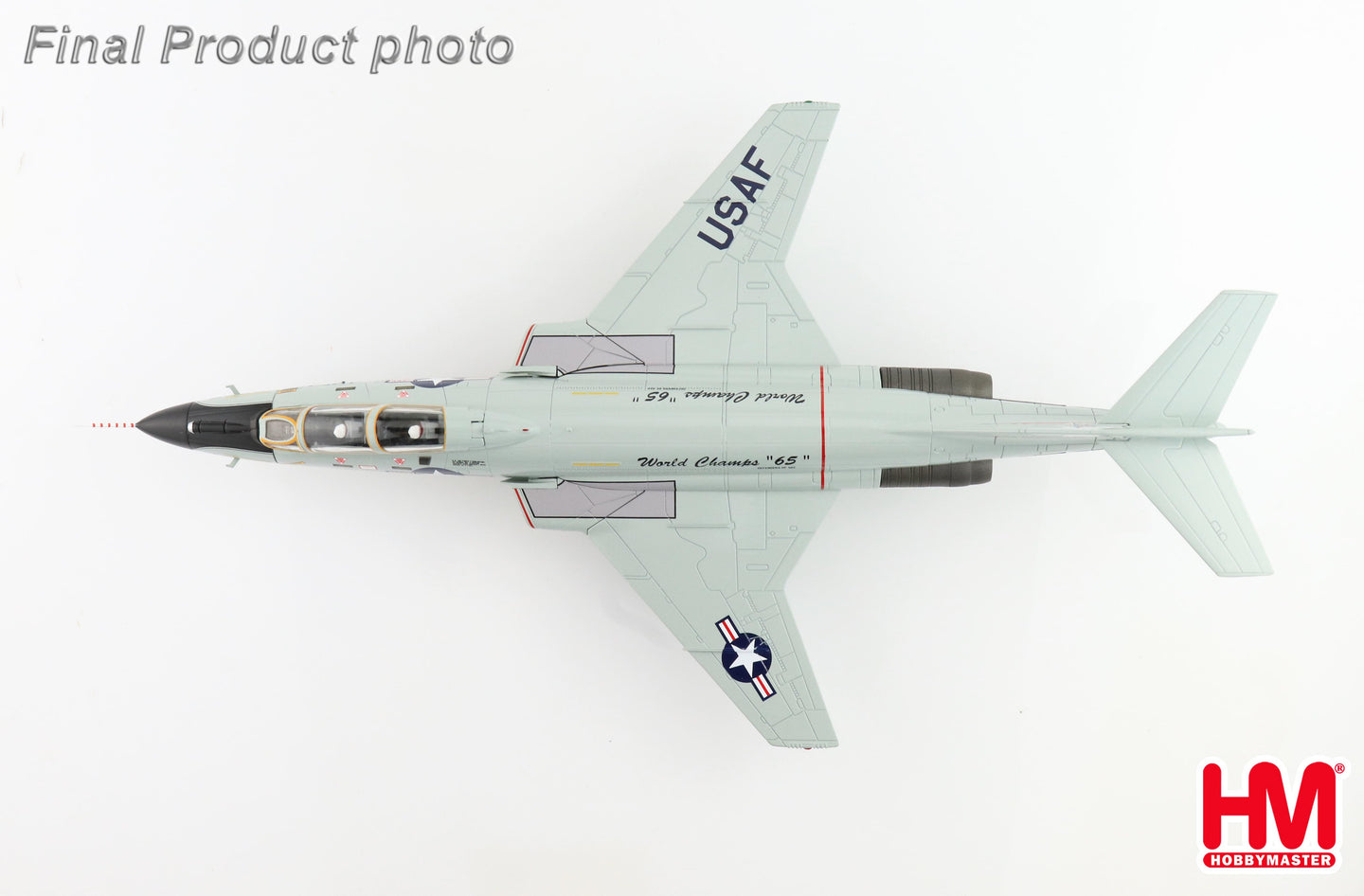 HOBBY MASTER F-101B VOOODOO USAF 62ND FIS "WORLD CHAMPS 65" 50-80308 1965