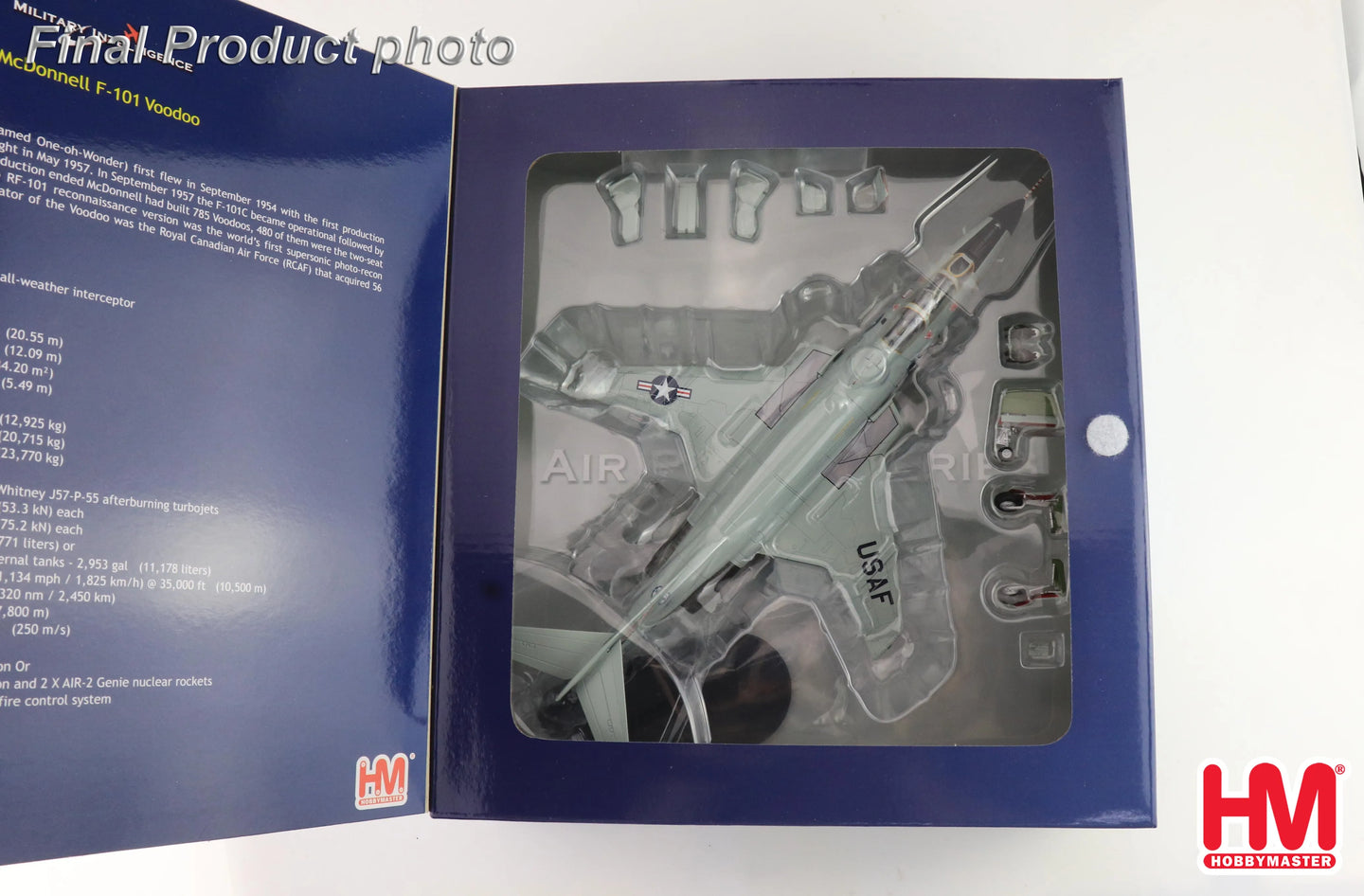 HOBBY MASTER F-101B VOOODOO USAF "THE HAPPY HOOLIGANS" 58-0291 1975