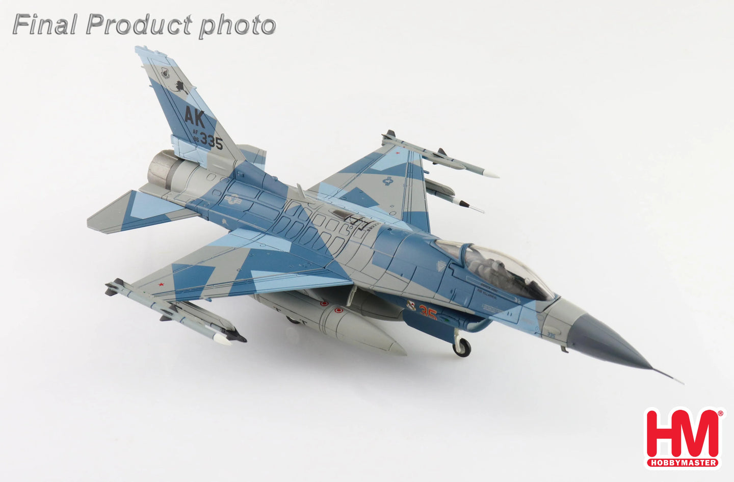 HOBBY MASTER F-16C BLUE SPLINTER 86-0335 354TH WING 18TH AGRS EIELSON AFB ALASKA 2018