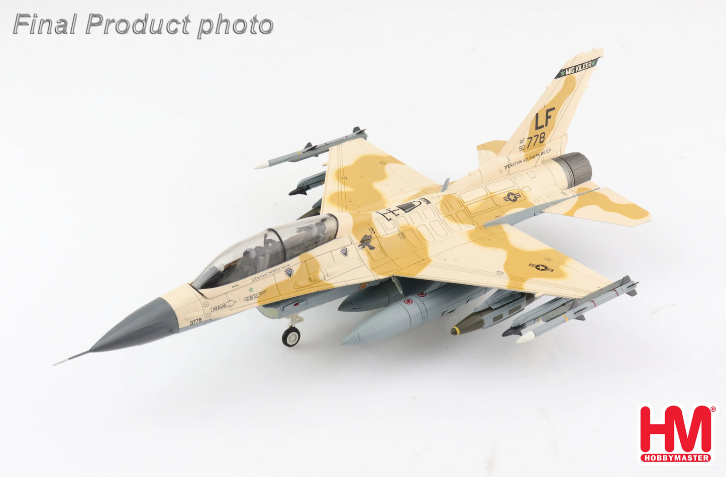HOBBY MASTER F-16D FIGHTING FALCON MIG KILLER LUKE AF BASE JUNE 2022