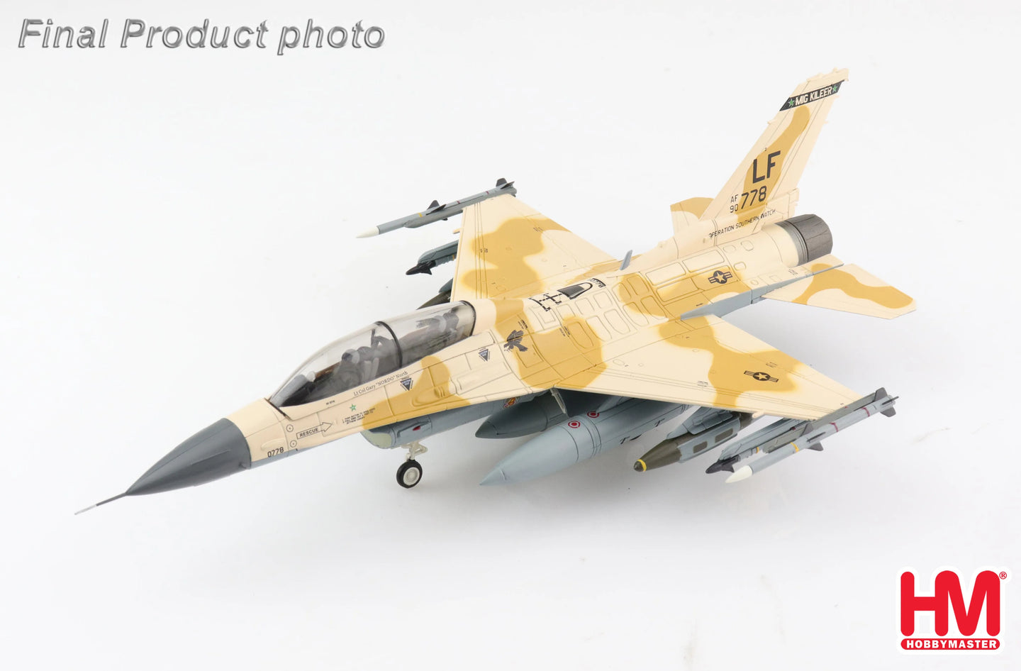 HOBBY MASTER F-16D FIGHTING FALCON MIG KILLER LUKE AF BASE JUNE 2022