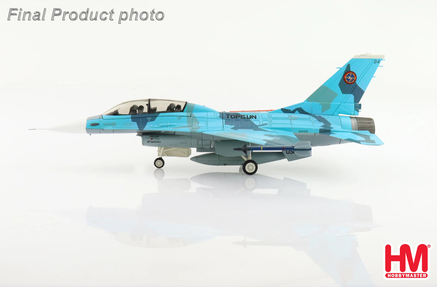 HOBBY MASTER  LOCKHEED F-16B TOP GUN 920458 NSAWC 2009