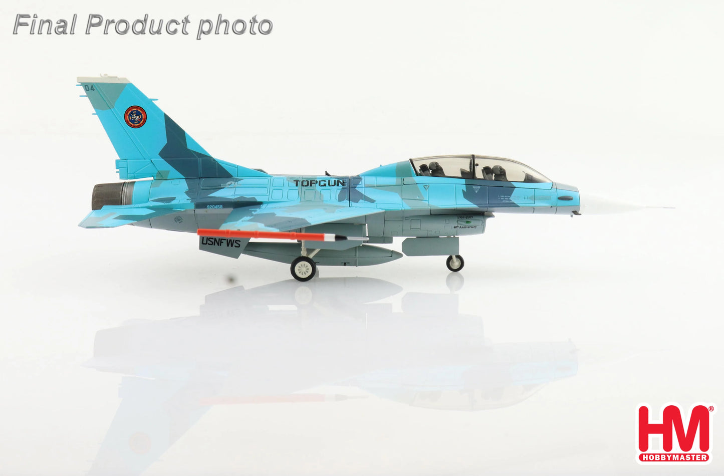 HOBBY MASTER  LOCKHEED F-16B TOP GUN 920458 NSAWC 2009