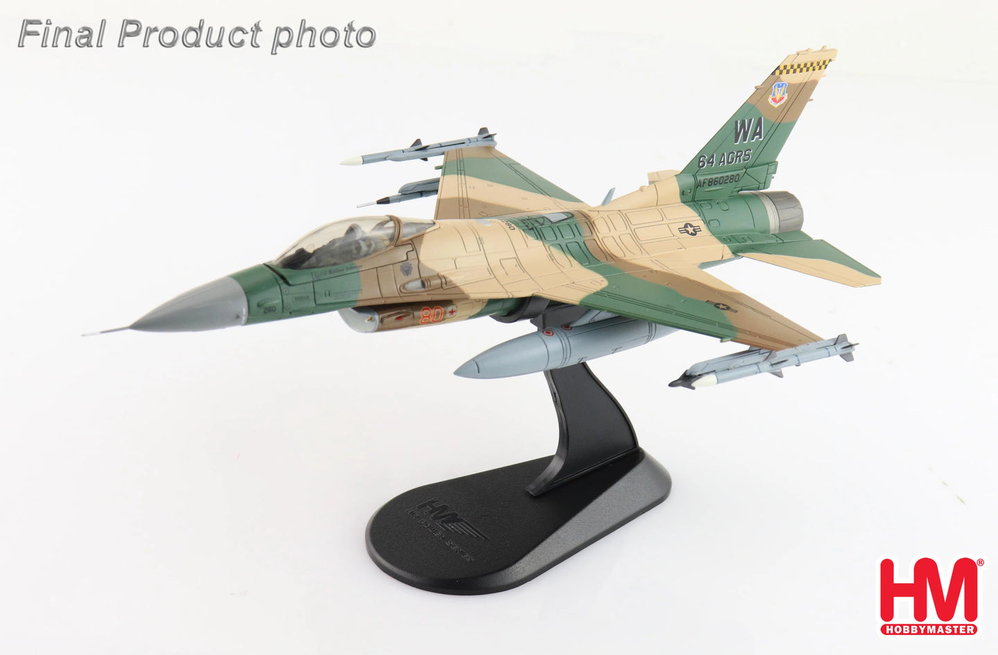 HOBBY MASTER F-16C BLOCK 32 "LIZARD" 86-0280 2009-2010