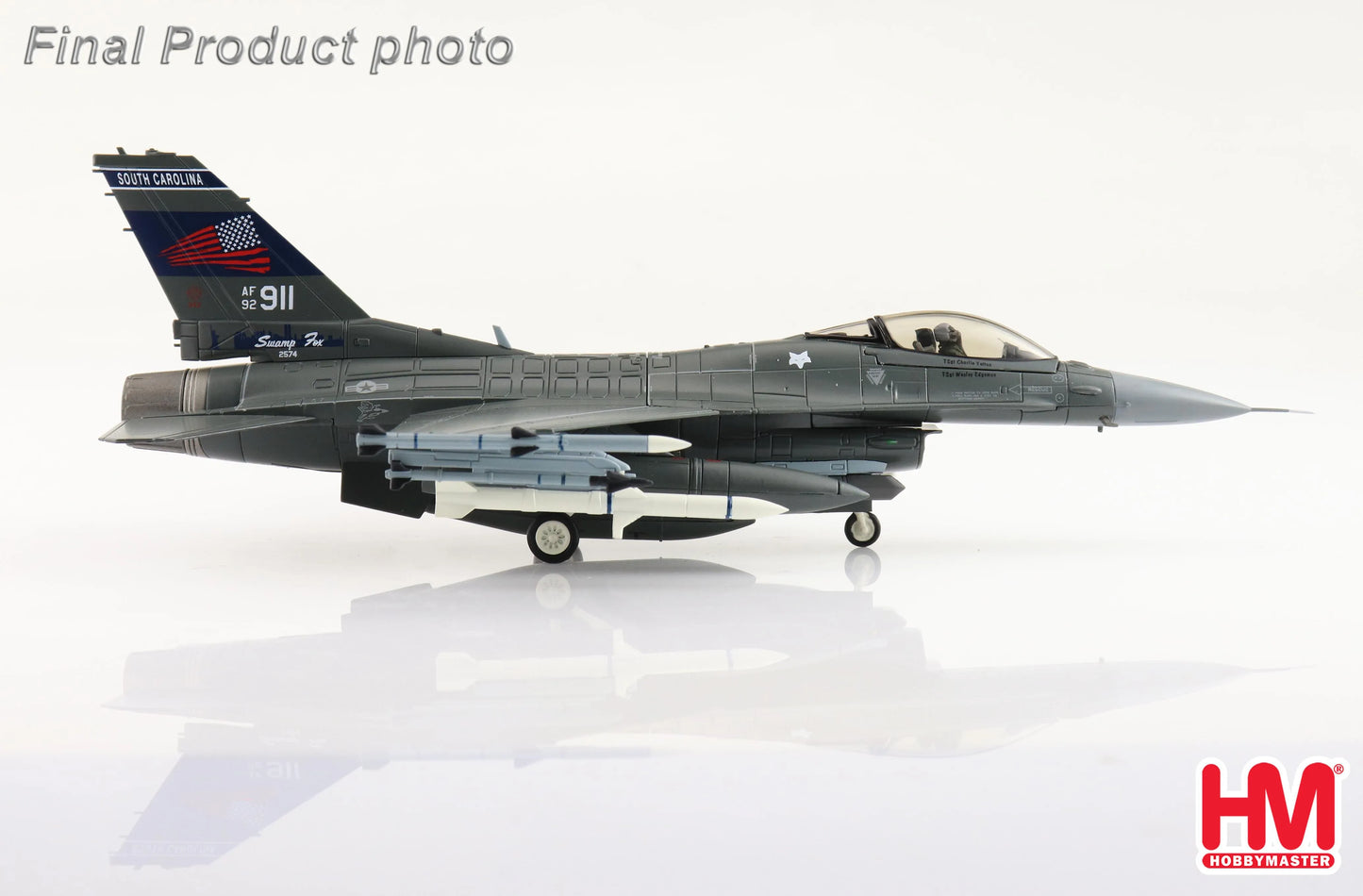 HOBBY MASTER F-16C FIGHTING FALCON 92-3911 157TH FS SOUTH CAROLINA ANG SEPT 2020