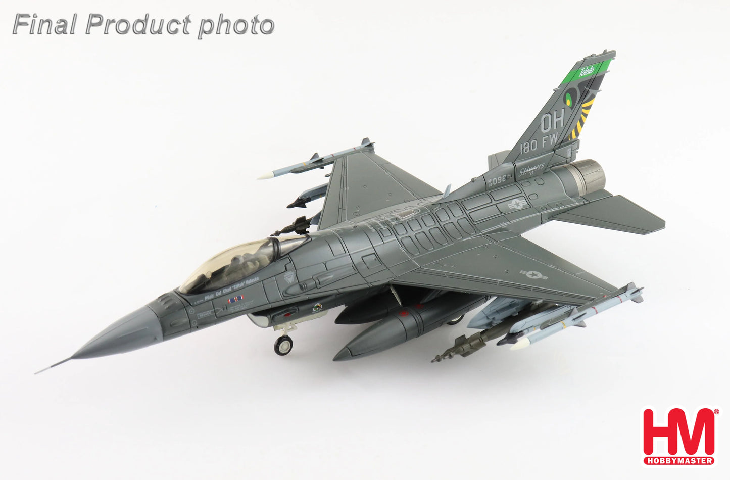 HOBBY MASTER F-16C FIGHTING FALCON 89-2098 112TH FS OHIO ANG TOLEDO AUGUST 2023