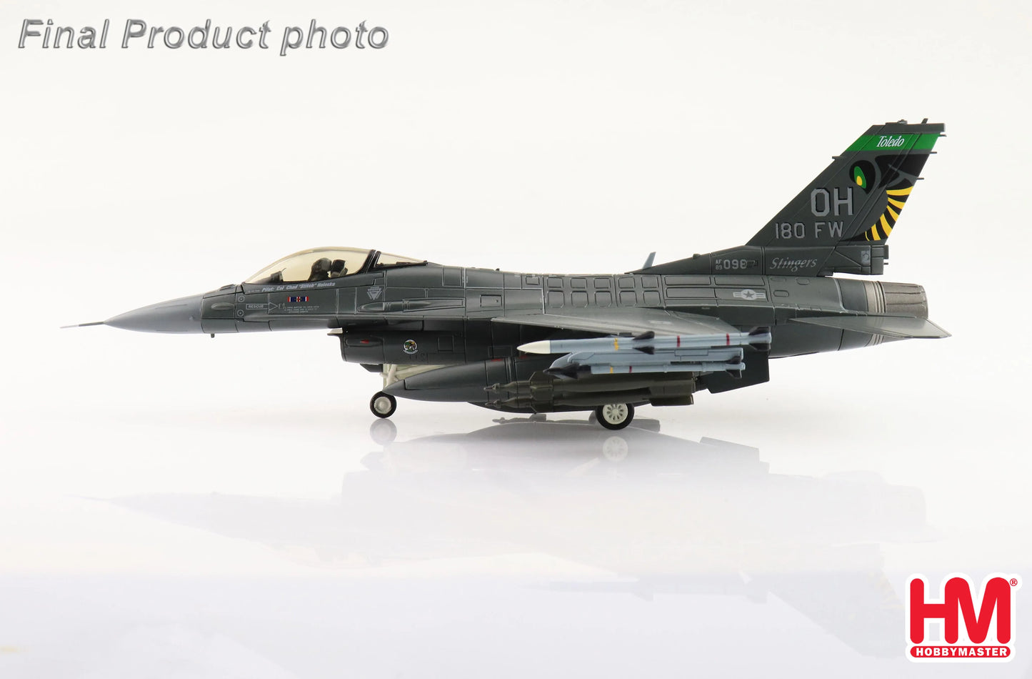HOBBY MASTER F-16C FIGHTING FALCON 89-2098 112TH FS OHIO ANG TOLEDO AUGUST 2023