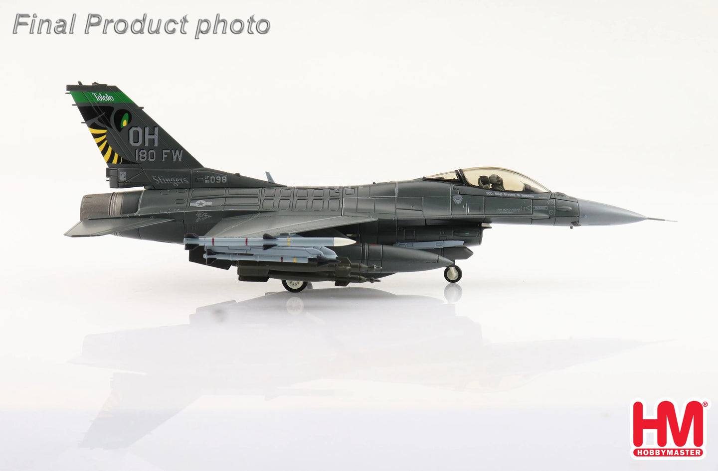 HOBBY MASTER F-16C FIGHTING FALCON 89-2098 112TH FS OHIO ANG TOLEDO AUGUST 2023