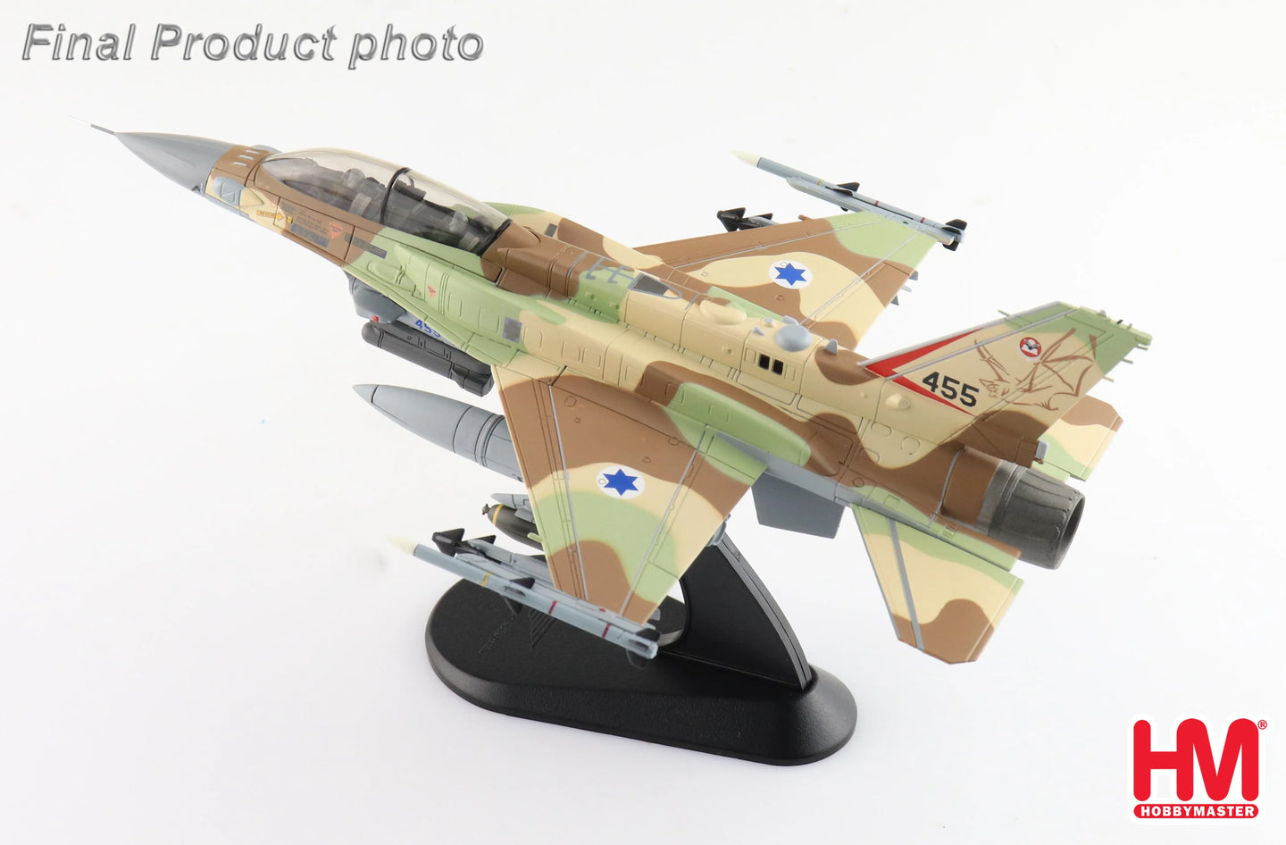 HOBBY MASTER F-16I SUFA455 119 SQUADRON THE BAT IAF