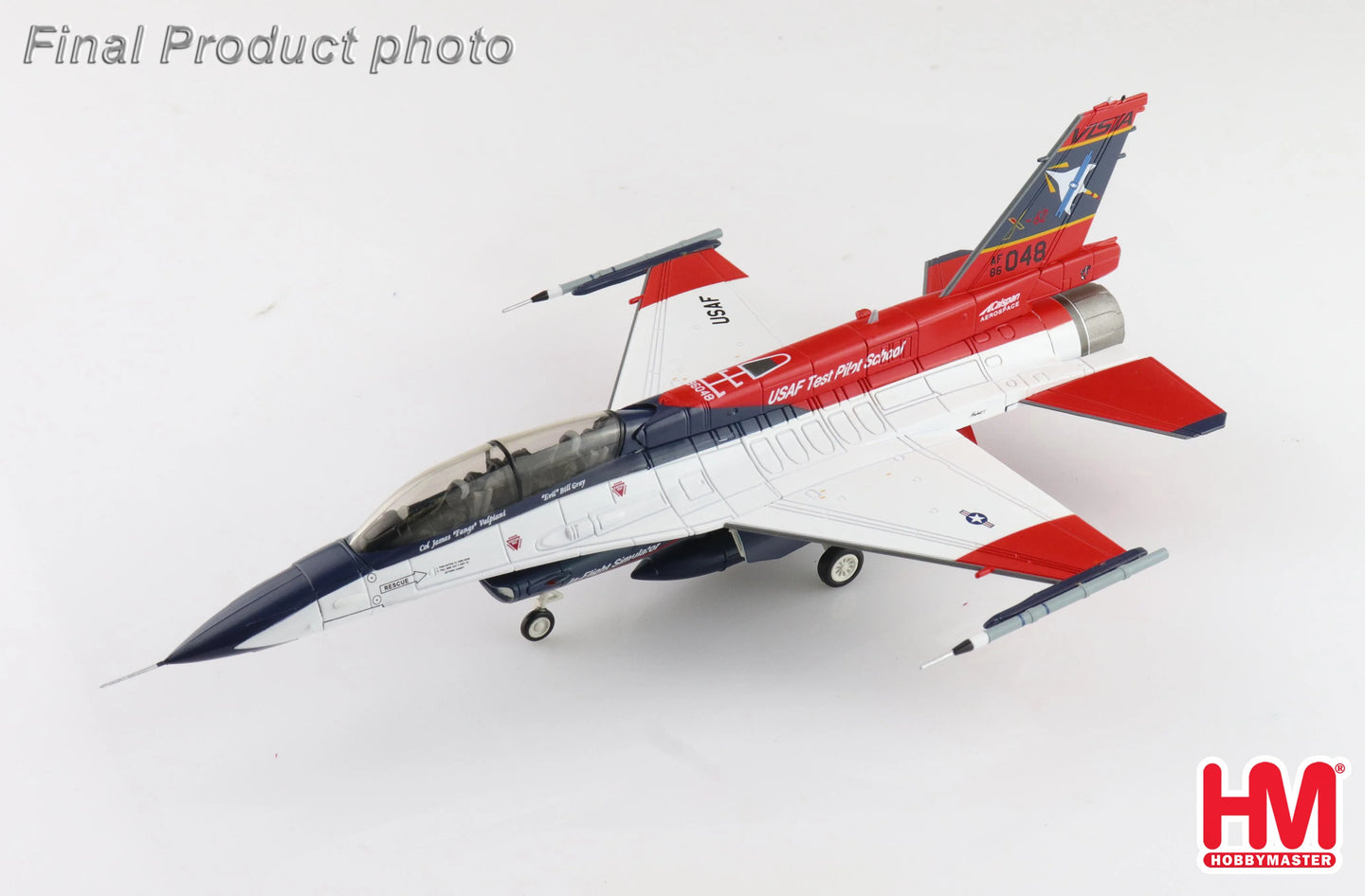 HOBBY MASTER  X-62A VISTA 86-0048 USAF TEST PILOT SCHOOL EDWARDS AFB MAY 2 2024