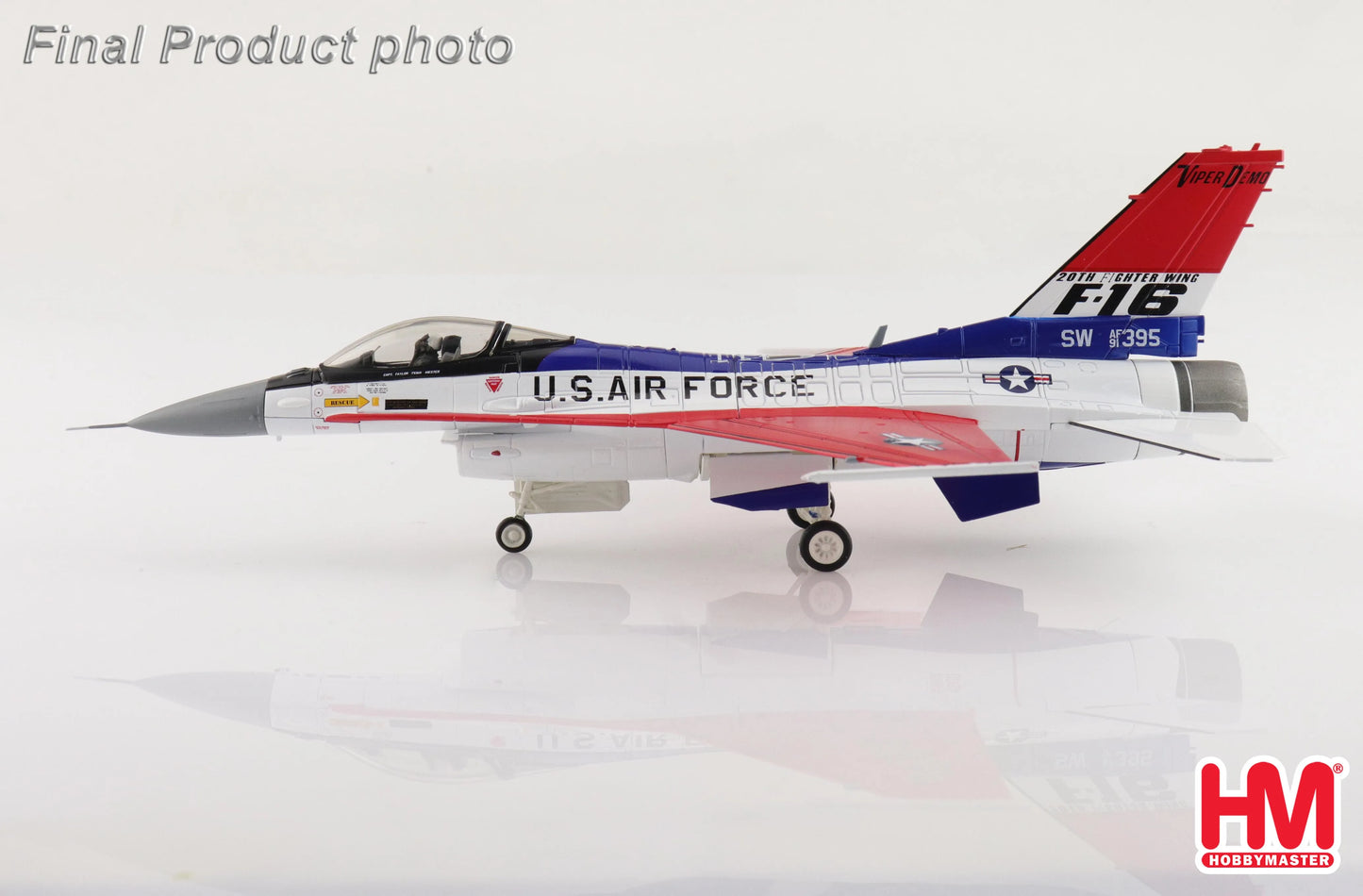 HOBBY MASTER F-16CM "VIPER DEMO TEAM" USAF 91-0395 SHAWN AFB 2024