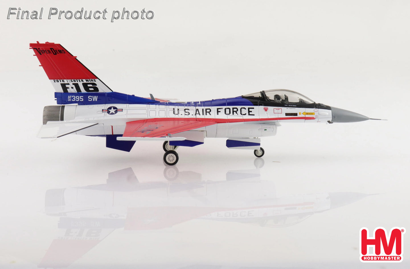 HOBBY MASTER F-16CM "VIPER DEMO TEAM" USAF 91-0395 SHAWN AFB 2024