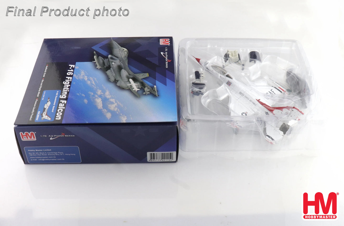 HOBBY MASTER F-16C THUNDERBIRDS "WARBIRD" NO.10 USAF 1988