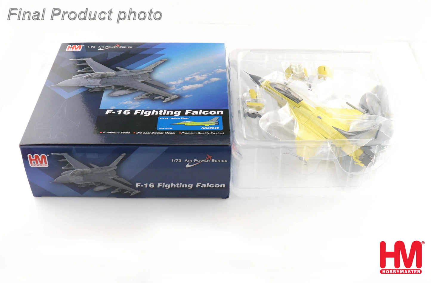 HOBBY MASTER F-16V ROCAF "YELLOW VIPER" 6814