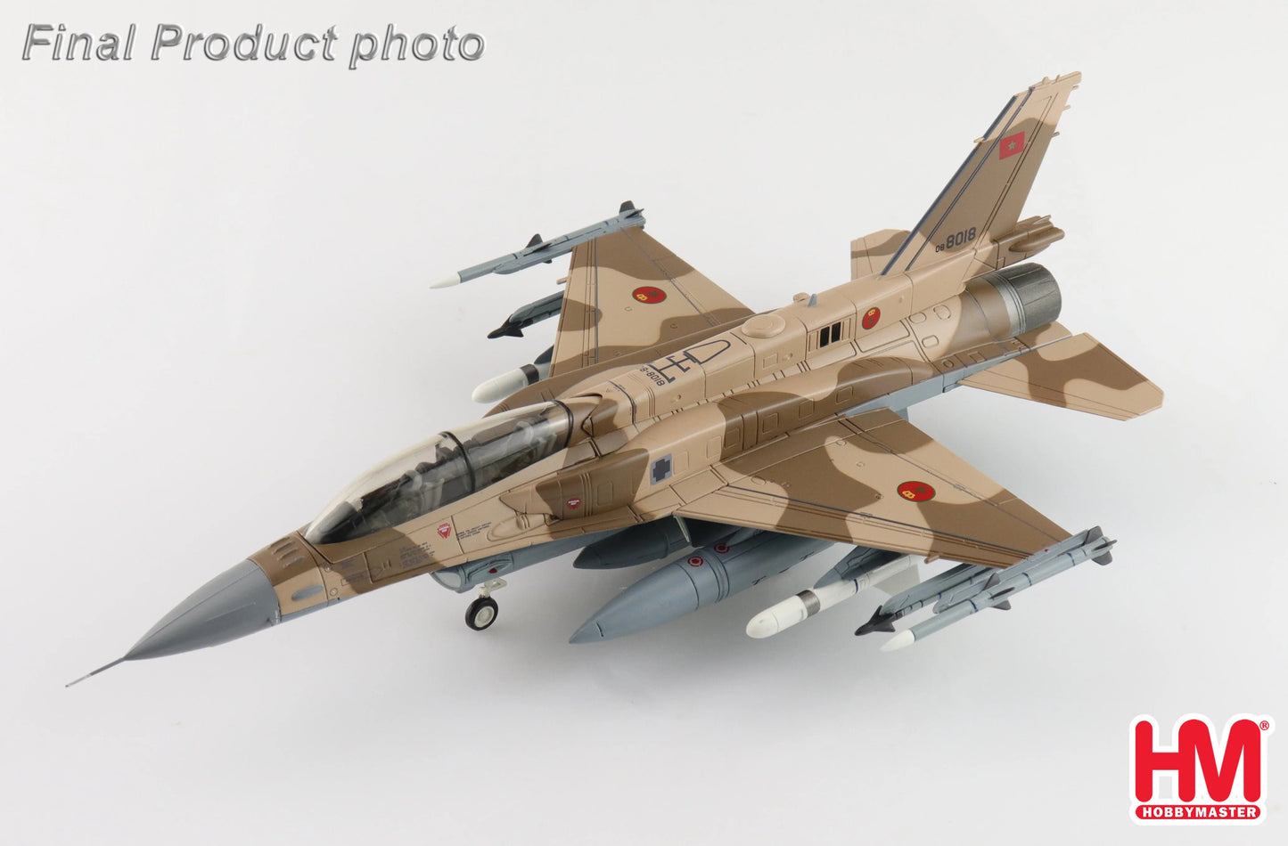 HOBBY MASTER F-16D ROYAL MOROCCAN AF-08-8018 RMAF RAF FAIRFORD RIAT 2024