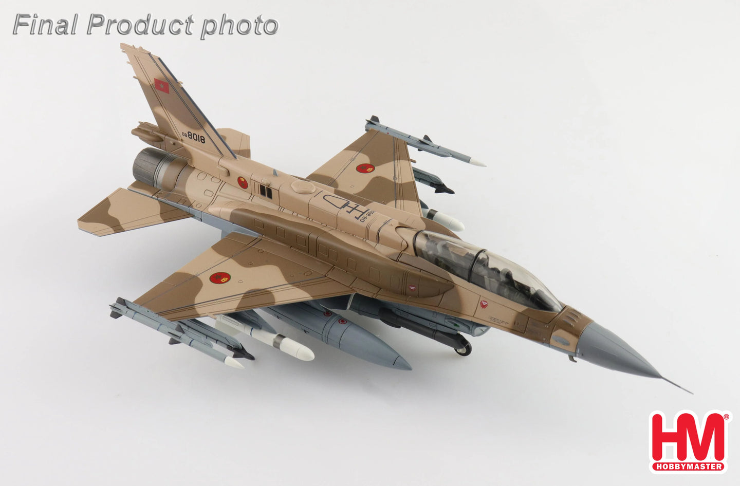 HOBBY MASTER F-16D ROYAL MOROCCAN AF-08-8018 RMAF RAF FAIRFORD RIAT 2024