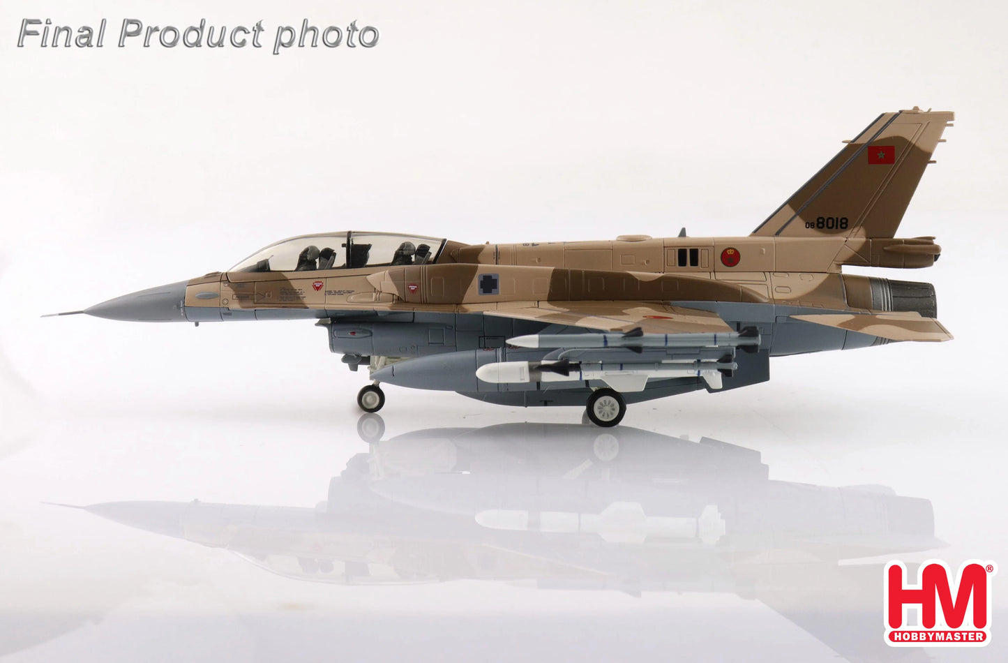 HOBBY MASTER F-16D ROYAL MOROCCAN AF-08-8018 RMAF RAF FAIRFORD RIAT 2024