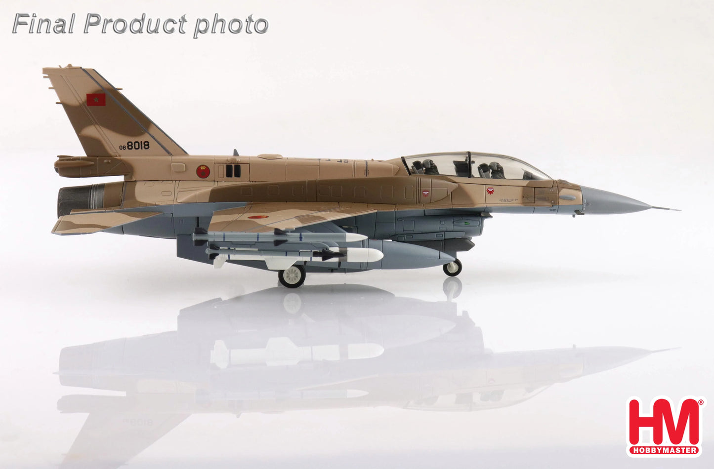 HOBBY MASTER F-16D ROYAL MOROCCAN AF-08-8018 RMAF RAF FAIRFORD RIAT 2024