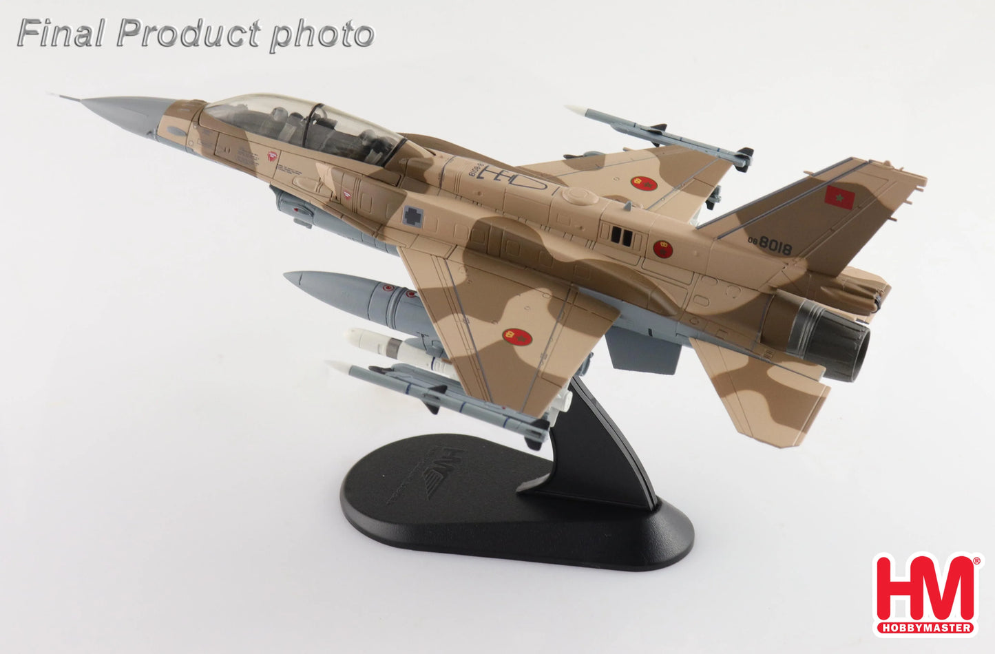 HOBBY MASTER F-16D ROYAL MOROCCAN AF-08-8018 RMAF RAF FAIRFORD RIAT 2024