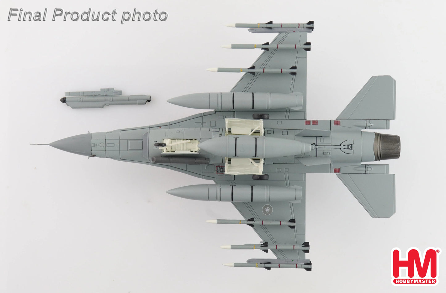 HOBBY MASTER F-16V FIGHTING FALCON 6619 21 TFG ROCAF (W/6 X AIM-120)