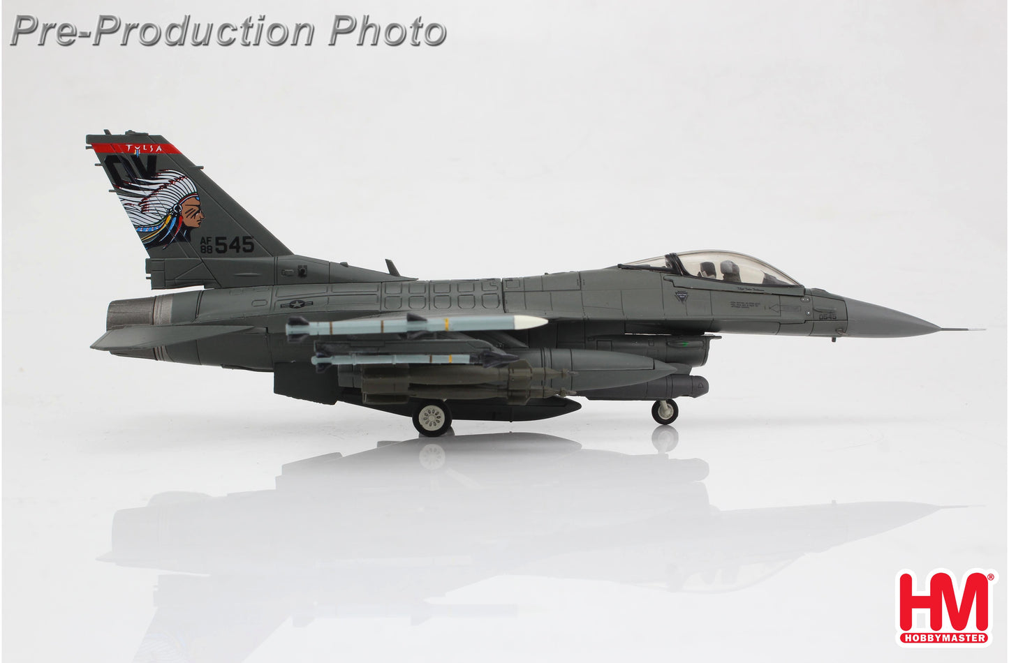 HOBBY MASTER F-16C USAF "THE SPIRIT OF BROKEN ARROW" 88-0545, 138TH FW, OKLAHOMA ANG, 2024