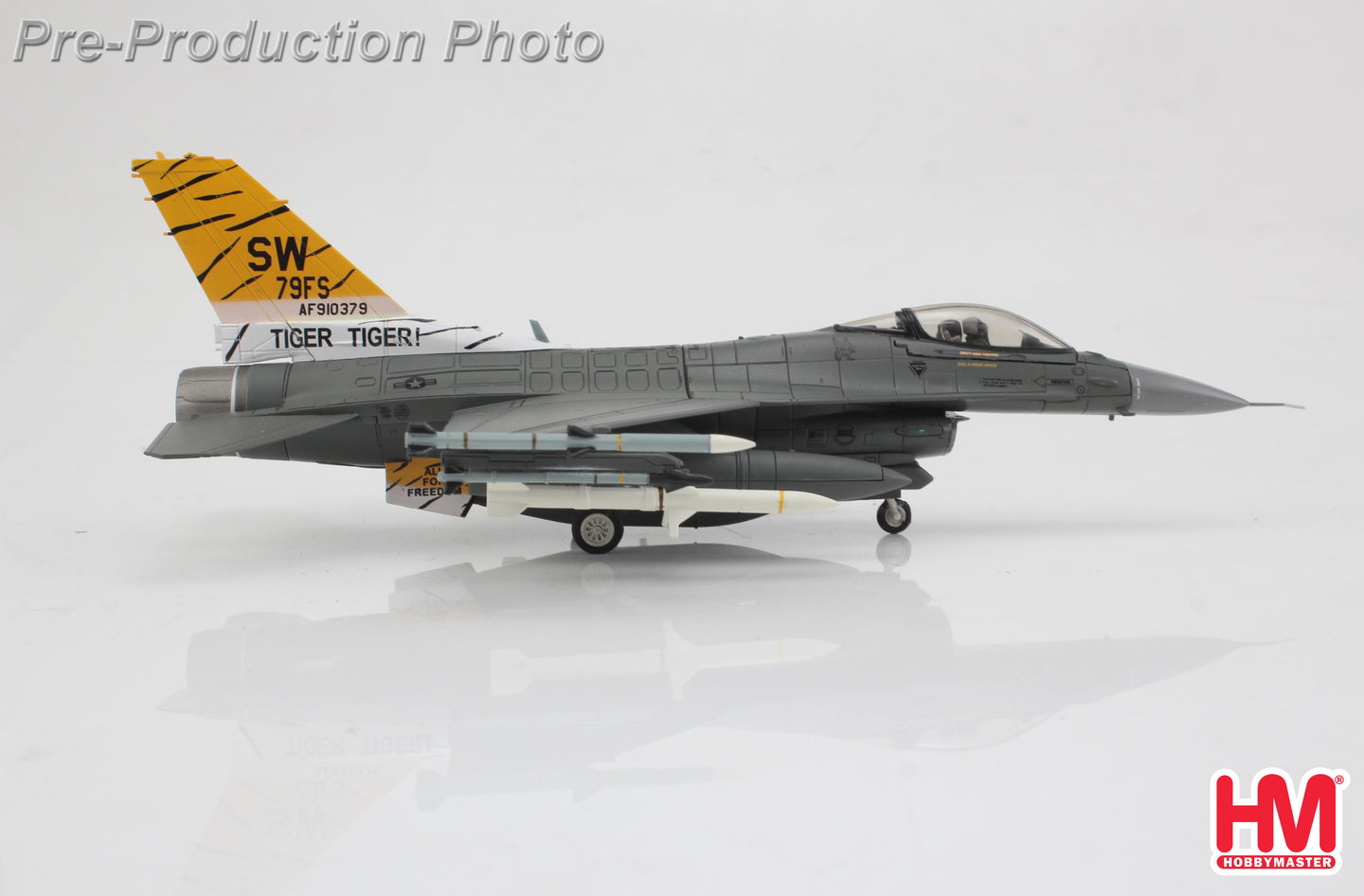 HOBBY MASTER F-16CM USAF "TIGER TIGER !" 91-0379, 79TH FS, SHAW AIR BASE, 2023