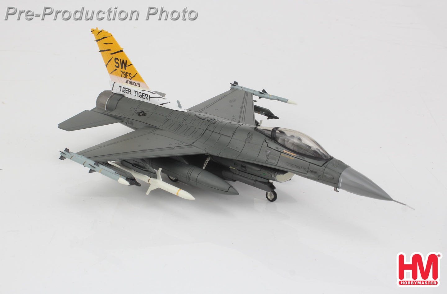 HOBBY MASTER F-16CM USAF "TIGER TIGER !" 91-0379, 79TH FS, SHAW AIR BASE, 2023