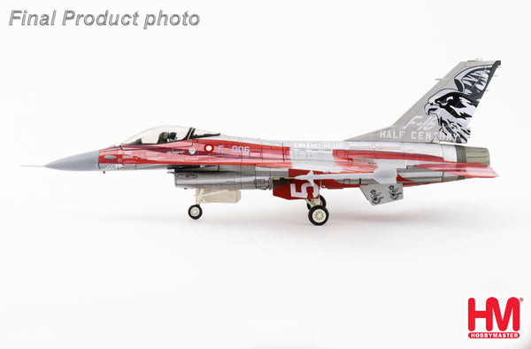 HOBBY MASTER F-16C ROYAL DANISH AIR FORCE "ROYAL DANISH HALF CENTURY" "SOLO 2024" E-006