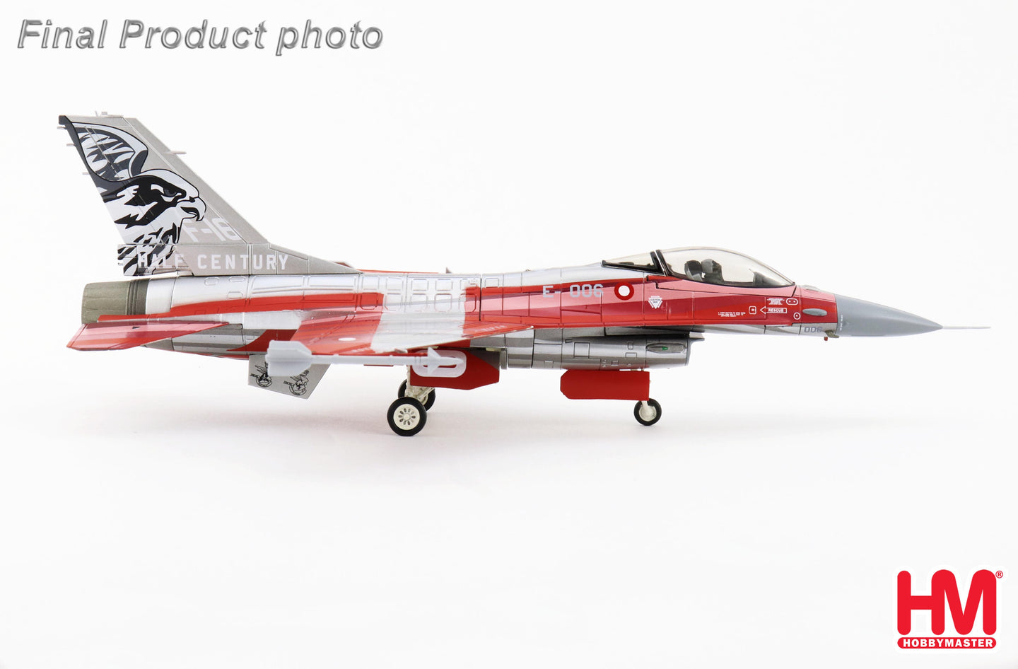 HOBBY MASTER F-16C ROYAL DANISH AIR FORCE "ROYAL DANISH HALF CENTURY" "SOLO 2024" E-006