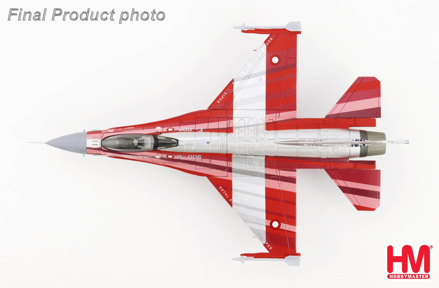 HOBBY MASTER F-16C ROYAL DANISH AIR FORCE "ROYAL DANISH HALF CENTURY" "SOLO 2024" E-006