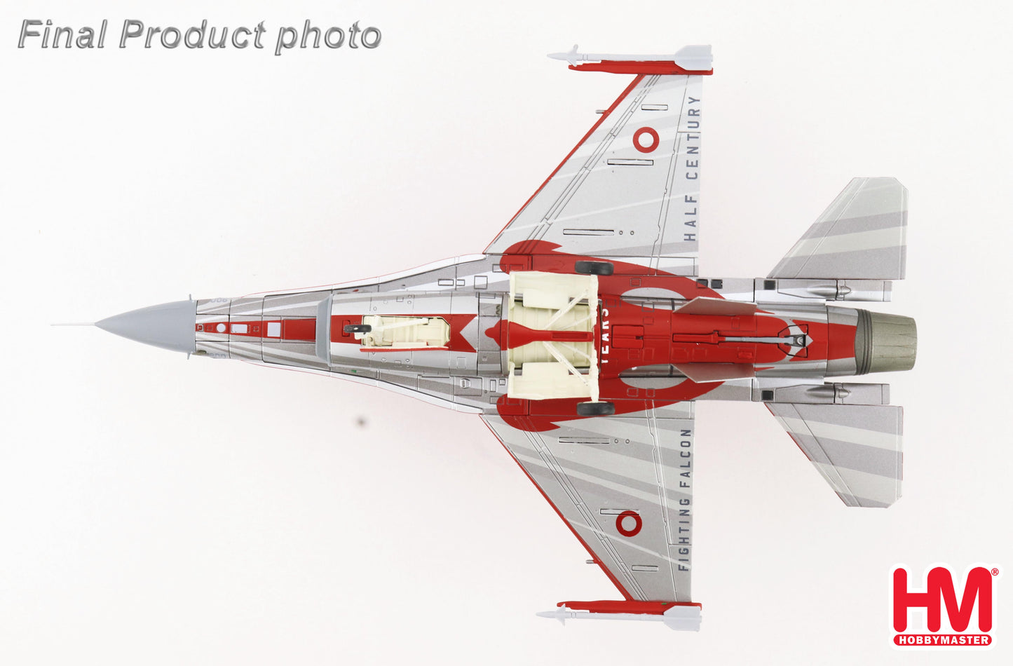 HOBBY MASTER F-16C ROYAL DANISH AIR FORCE "ROYAL DANISH HALF CENTURY" "SOLO 2024" E-006