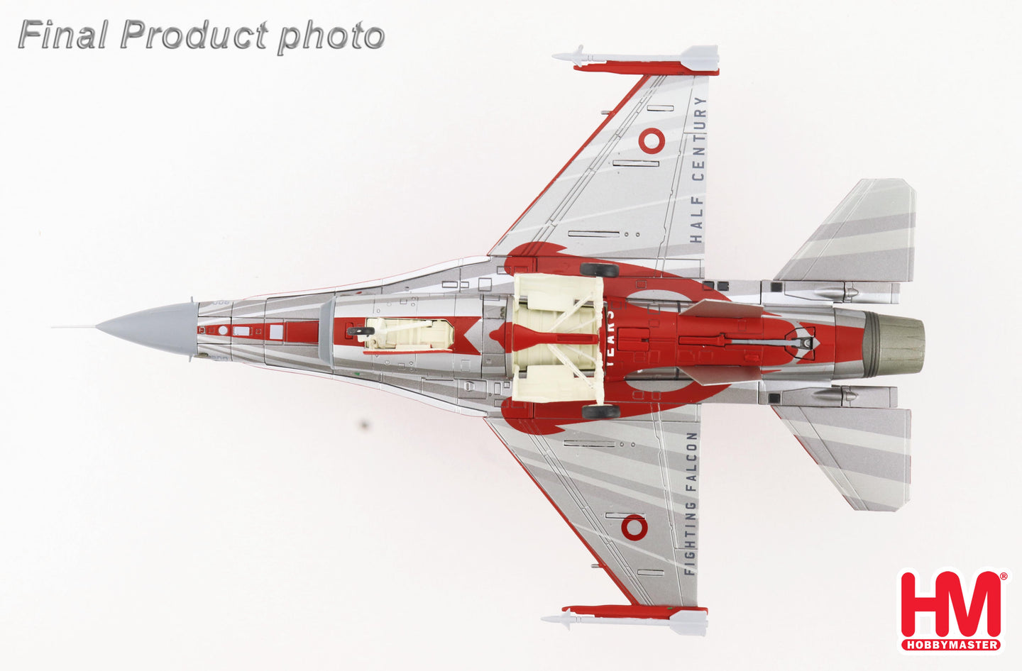 HOBBY MASTER F-16C ROYAL DANISH AIR FORCE "ROYAL DANISH HALF CENTURY" "SOLO 2024" E-006