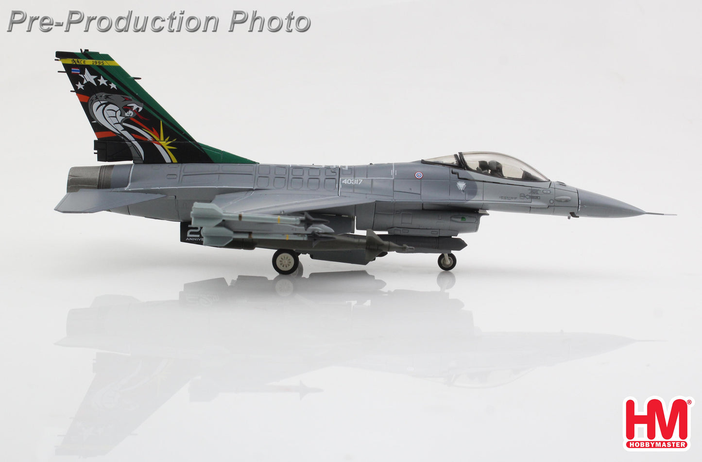 HOBBY MASTER F-16A ROYAL THAI AIR FORCE  403 SQUADRON "20TH ANNIVERSARY SCHEME" 2016