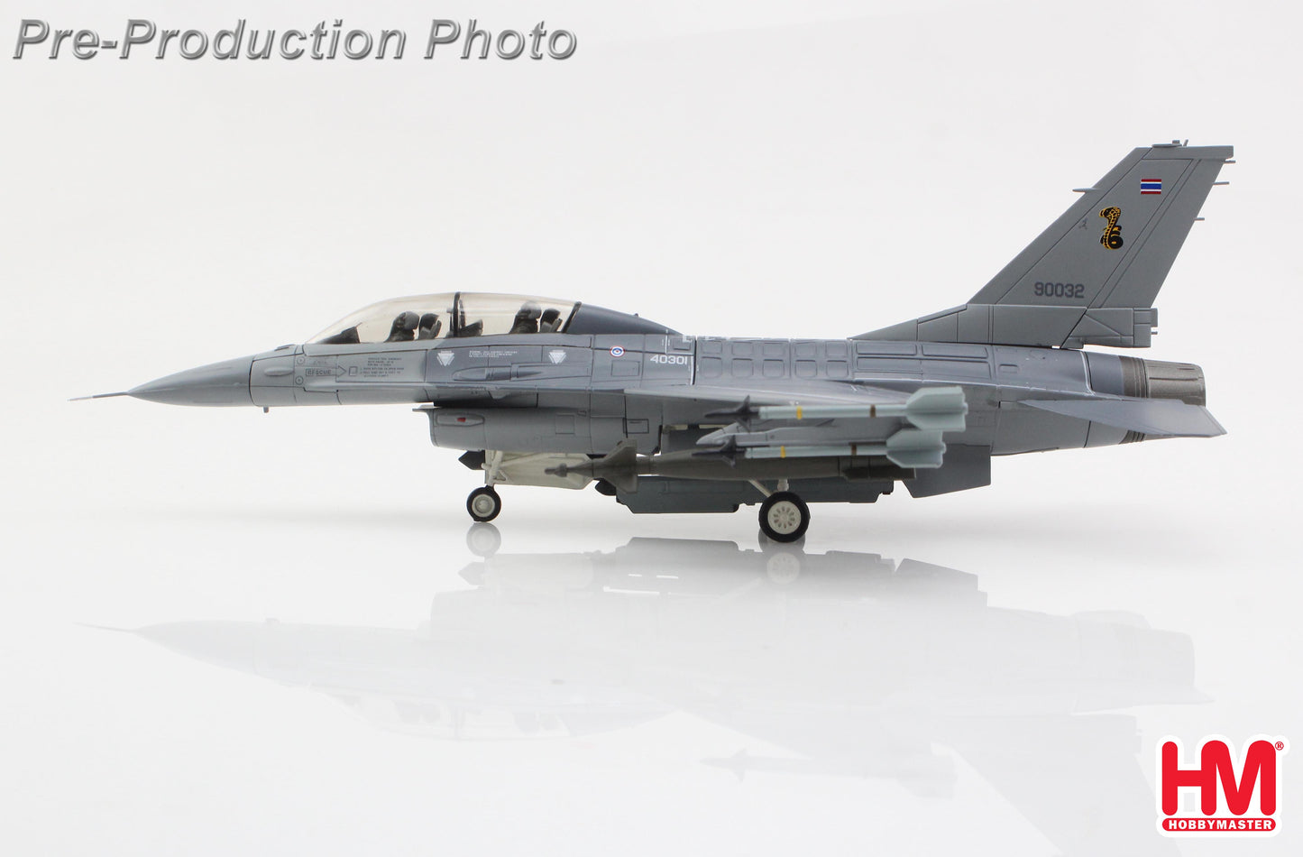 HOBBY MASTER F-16A ROYAL THAI AIR FORCE (WITH DECALS FOR 3 PLANES)