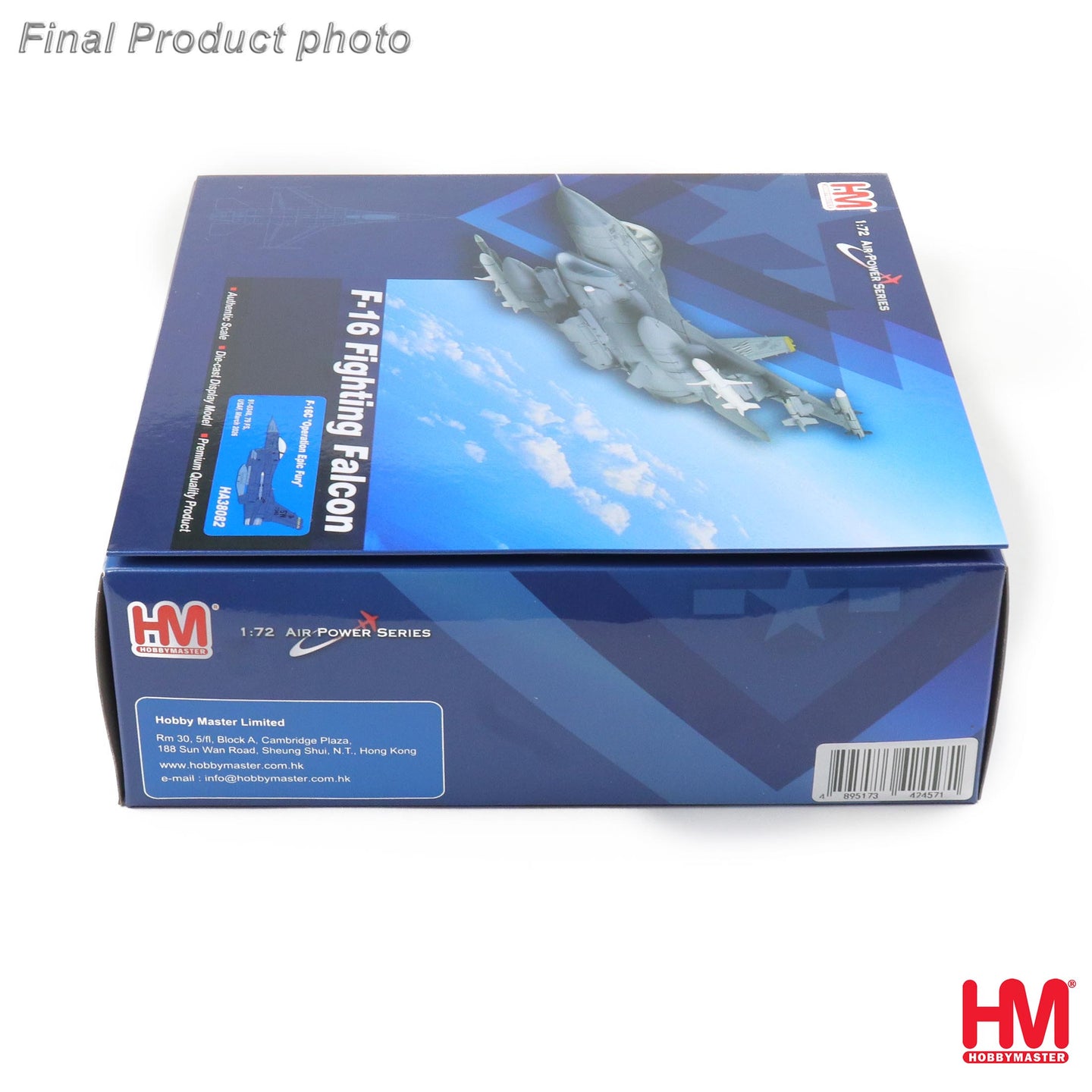 HOBBY MASTER F-16C USAF "OPERATION EPIC FURY" 91-0348 79 FS MARCH 2026