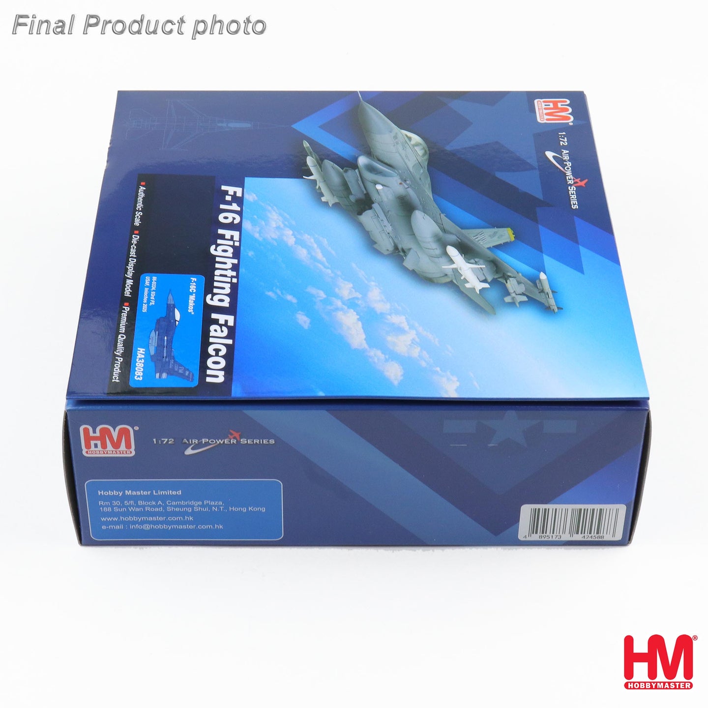 HOBBY MASTER F-16C USAF "MAKOS" 86-0334 93RD FS INIOCHOS 2025