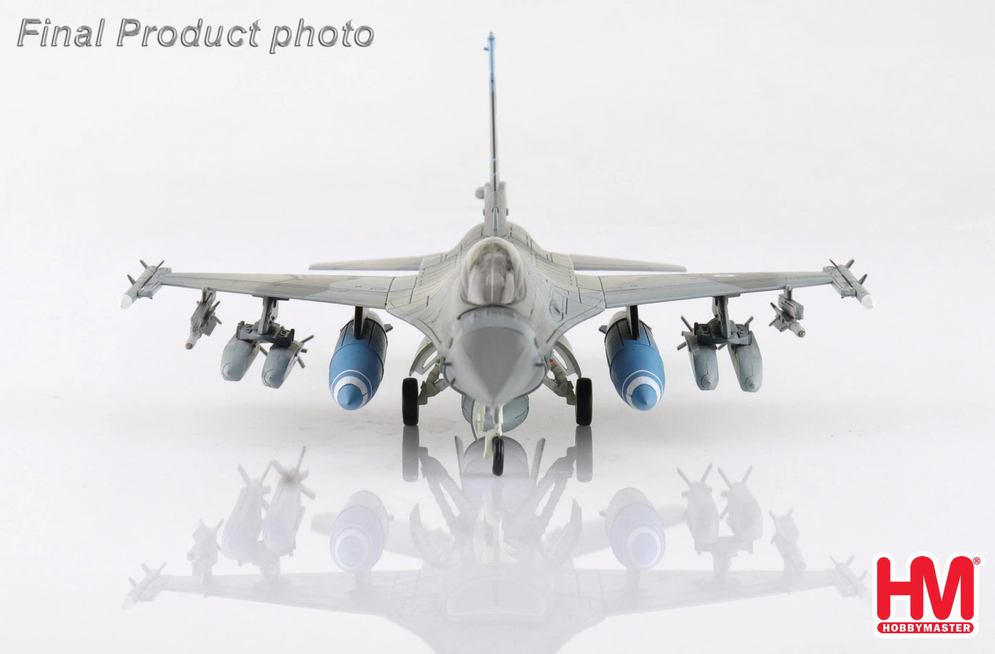 HOBBY MASTER F-16 "336 MIRA 80 YEARS SCHEME" 018 HELLENIC AIR FORCE 2023 (W/ 2 X GBU-24 2 X AGM-65)