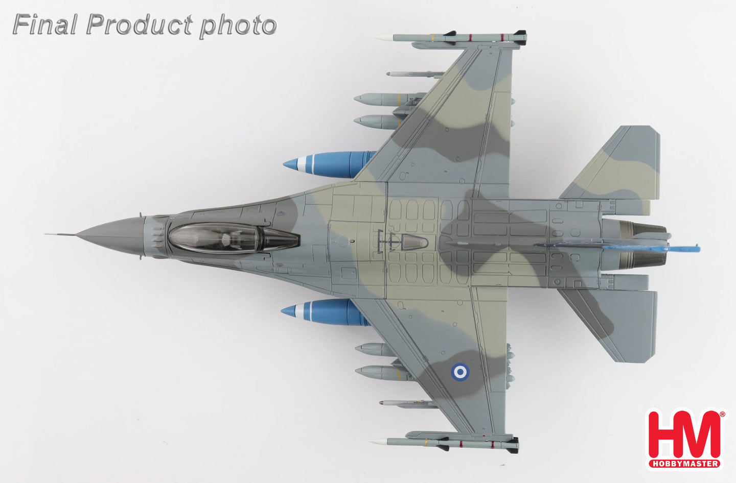 HOBBY MASTER F-16 "336 MIRA 80 YEARS SCHEME" 018 HELLENIC AIR FORCE 2023 (W/ 2 X GBU-24 2 X AGM-65)
