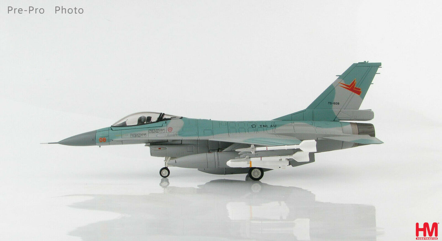 HOBBY MASTER F-16A BLOCK 15 TS-1608 TNI-AU INDONESIAN AIR FORCE