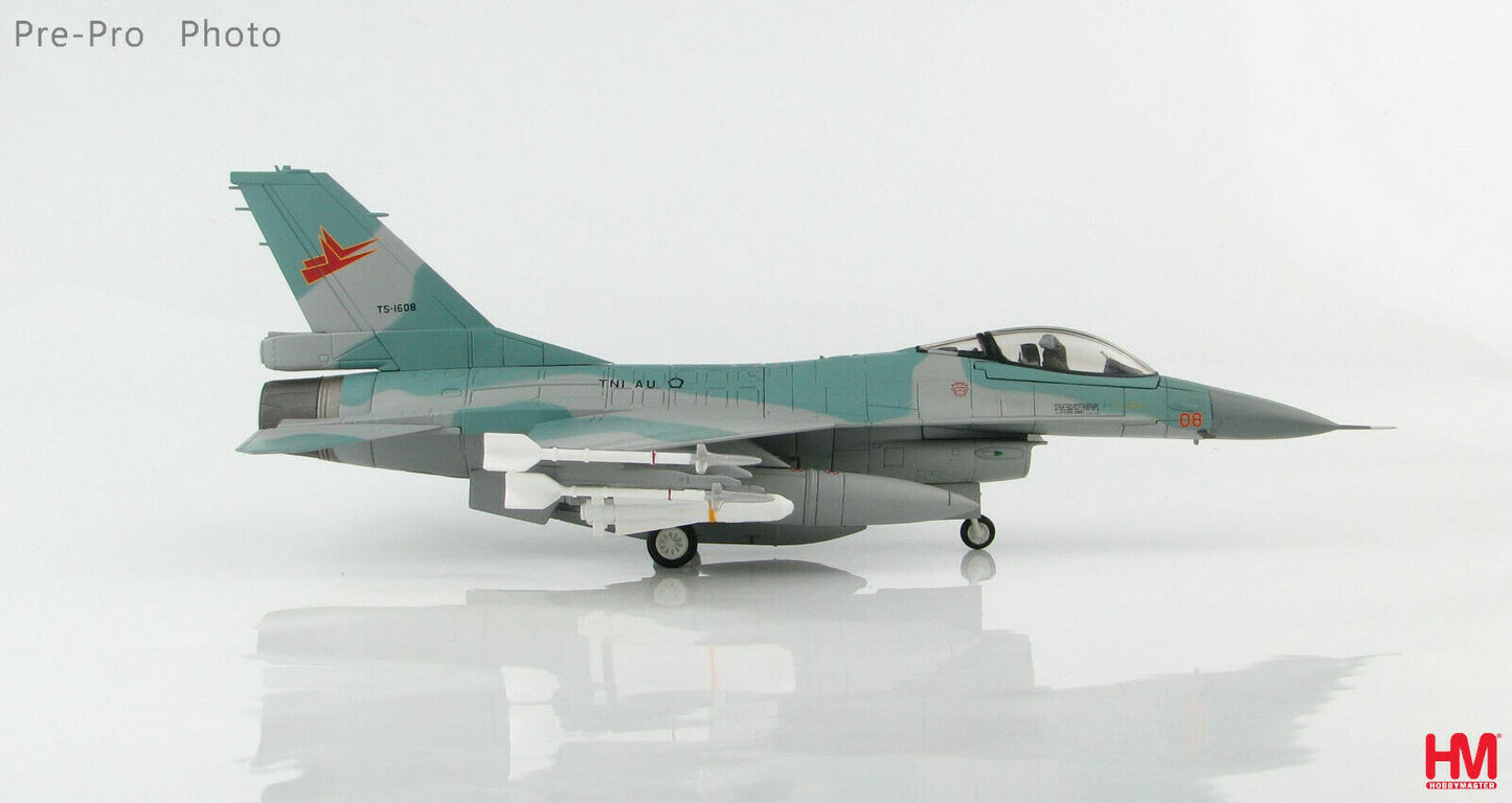 HOBBY MASTER F-16A BLOCK 15 TS-1608 TNI-AU INDONESIAN AIR FORCE