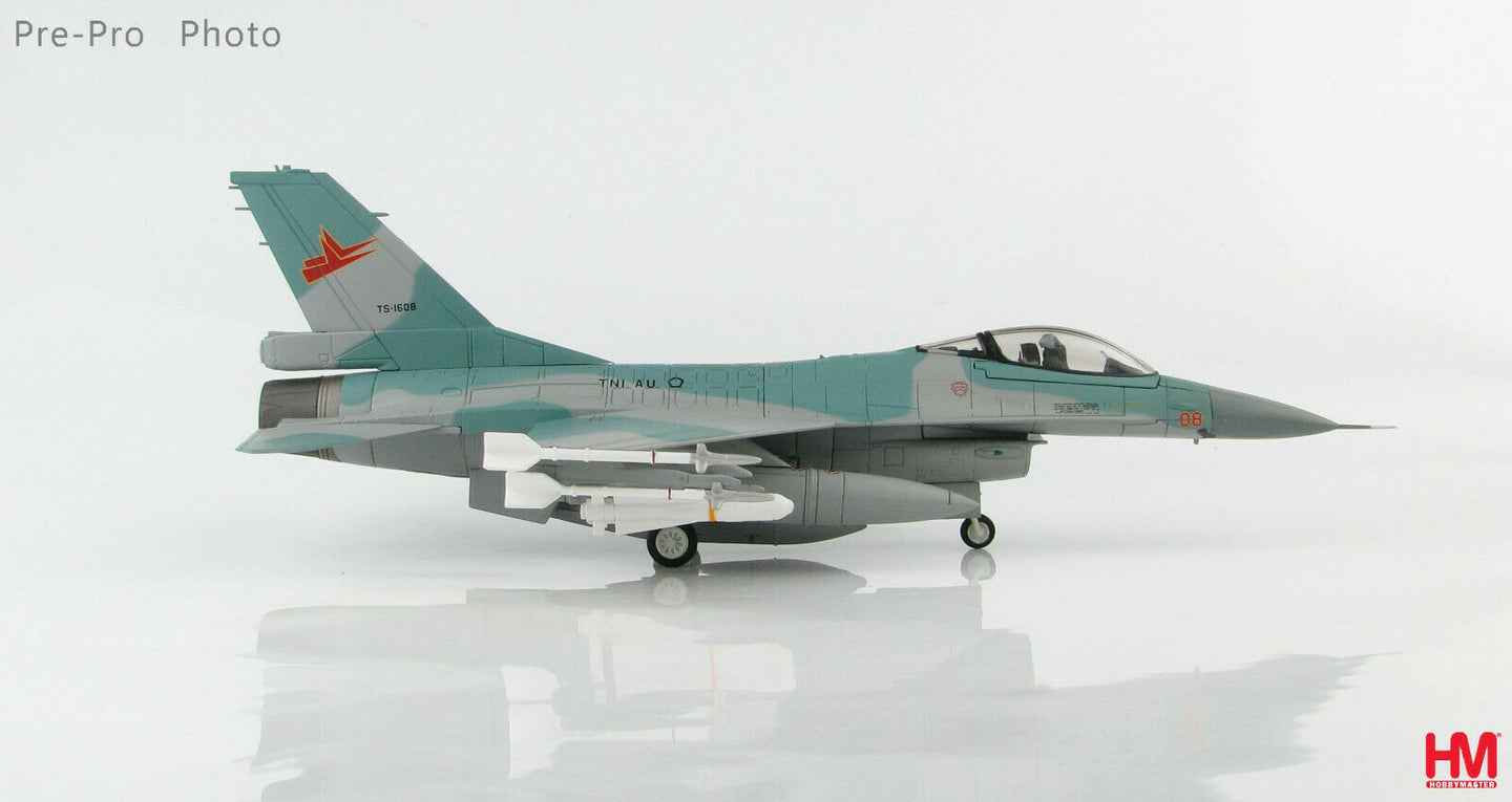 HOBBY MASTER F-16A BLOCK 15 TS-1608 TNI-AU INDONESIAN AIR FORCE