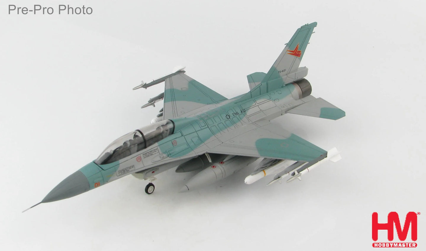 HOBBY MASTER F-16B BLOCK 15 TS-1601 TNI-AU INDONESIAN AIR FORCE