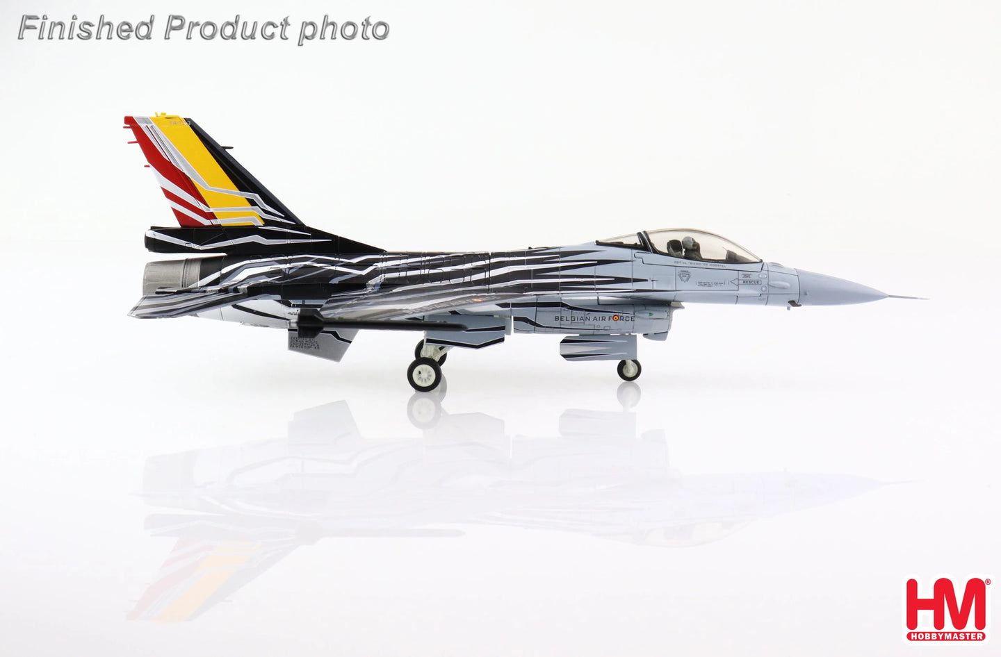 HOBBY MASTER F-16AM BELGIAN AIR FORCE SOLO DISPLAY 2015 "BLIZZARD SCHEME" FA-123