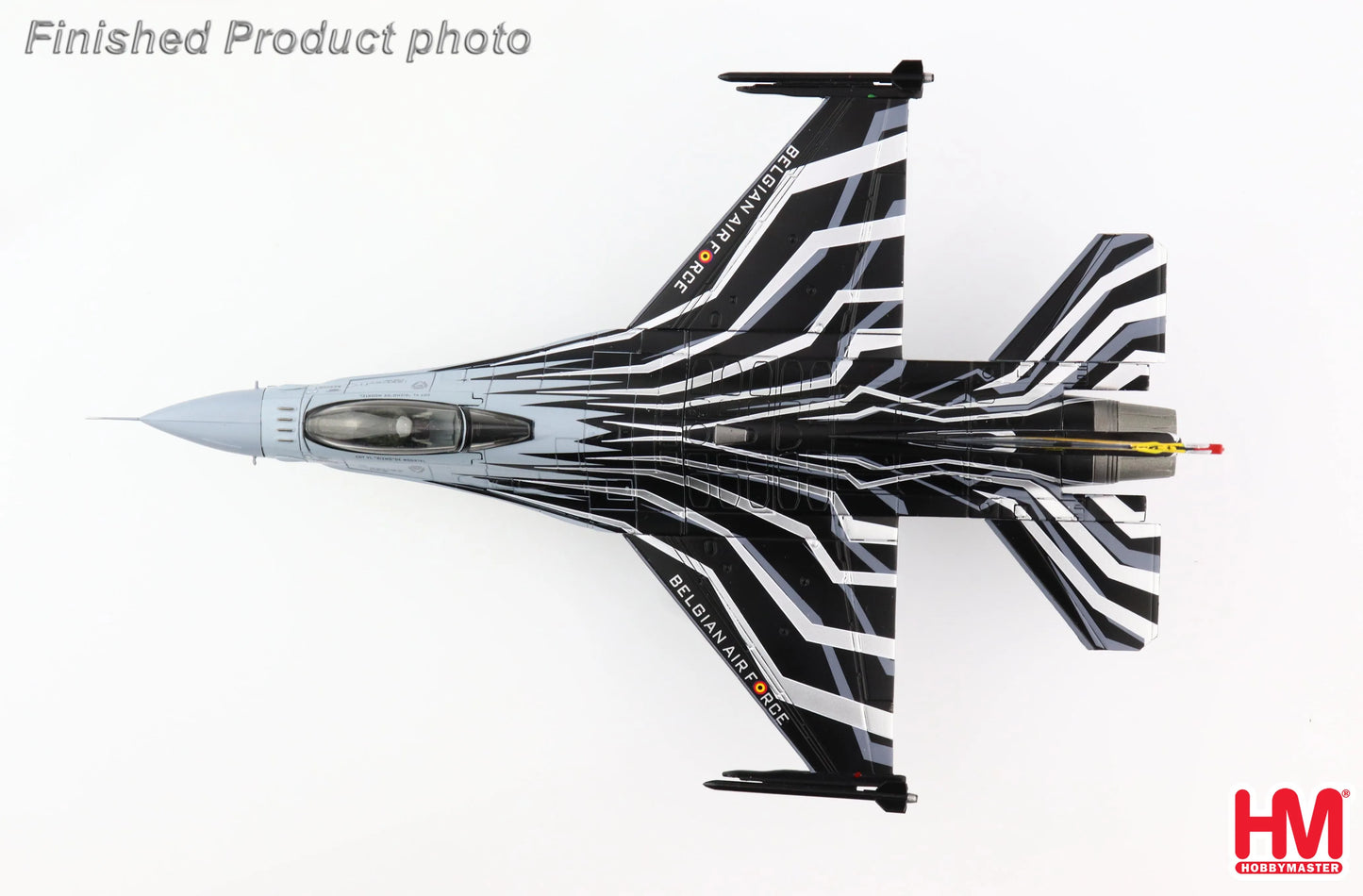 HOBBY MASTER F-16AM BELGIAN AIR FORCE SOLO DISPLAY 2015 "BLIZZARD SCHEME" FA-123
