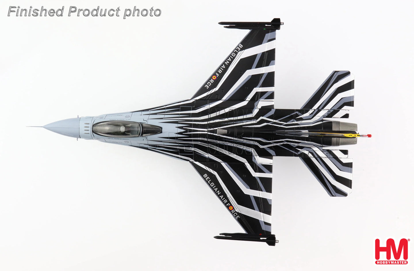 HOBBY MASTER F-16AM BELGIAN AIR FORCE SOLO DISPLAY 2015 "BLIZZARD SCHEME" FA-123