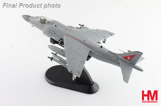 HOBBY MASTER SEA HARRIER FA.2 ZH804 ROYAL NAVY FAIRFORD 2002 (W/ SEA EAGLE MISSILES)