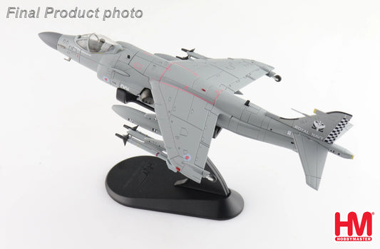 HOBBY MASTER SEA HARRIER FA.2 ZH796 ROYAL NAVY 2018 (W/ SEA EAGLE MISSILES)