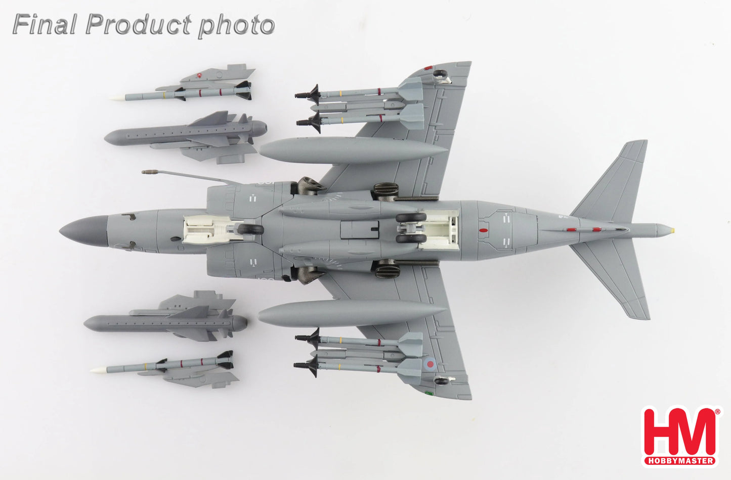 HOBBY MASTER SEA HARRIER FA.2 ZH796 ROYAL NAVY 2018 (W/ SEA EAGLE MISSILES)