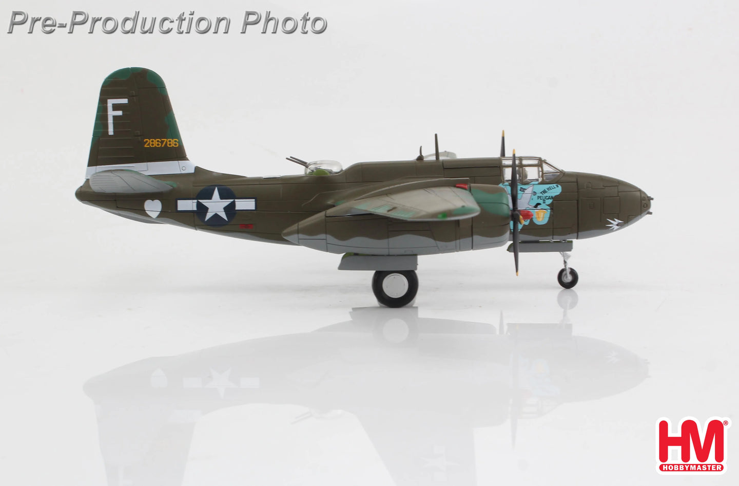 HOBBY MASTERS A-20G THE HELL'N PELICAN II 42-86786 388TH BS USAAF GUSAP AIRFIELD APRIL 1944